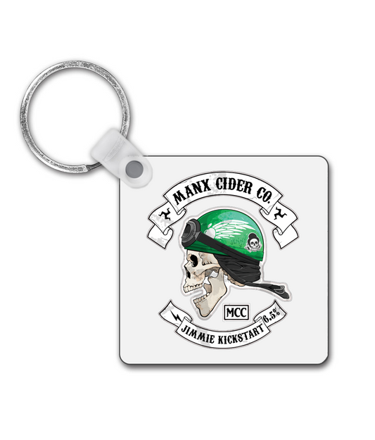 Square Keyring Jimmie Kickstart Green 2025